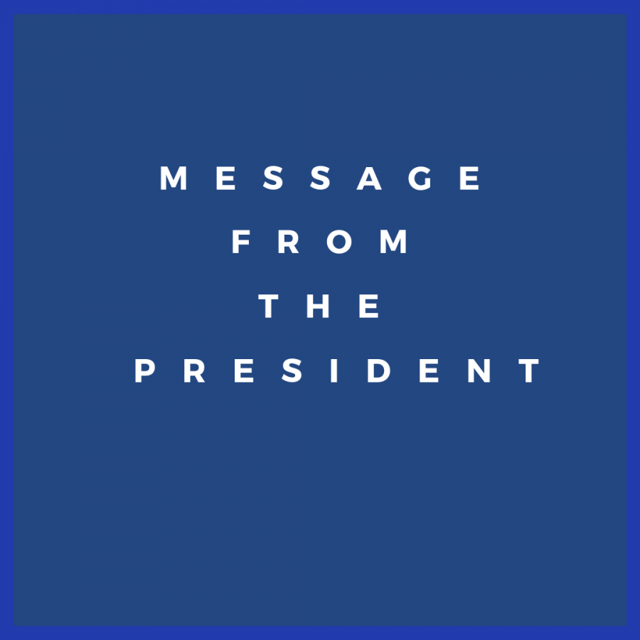 A Message From The President