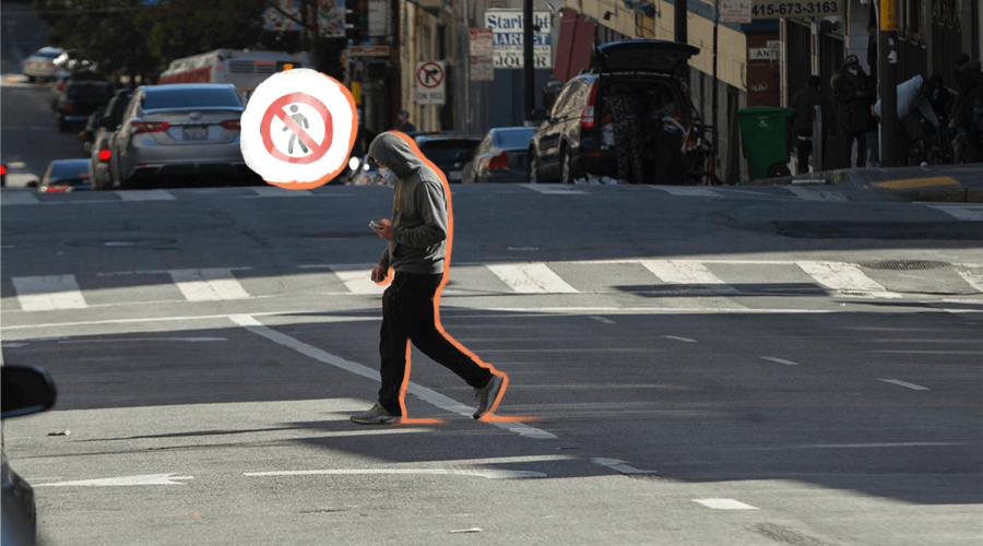 Jaywalking is Safe Walking