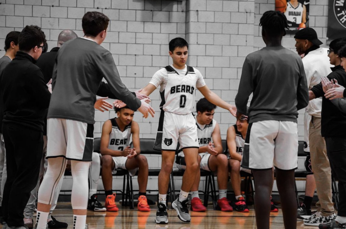 The team celebrates team captain Jaromit Lozano as he prepares for a game.